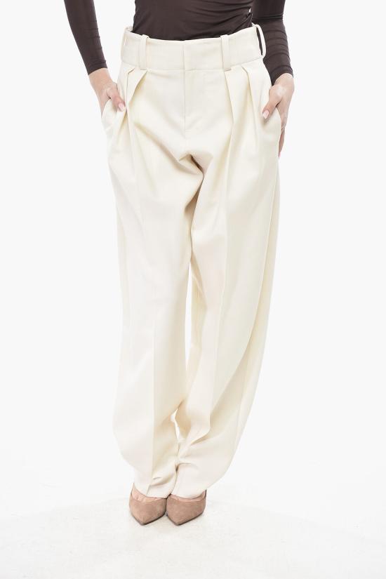  슈퍼 블론드 스트레이트 팬츠 TROUSER BB PANNA White