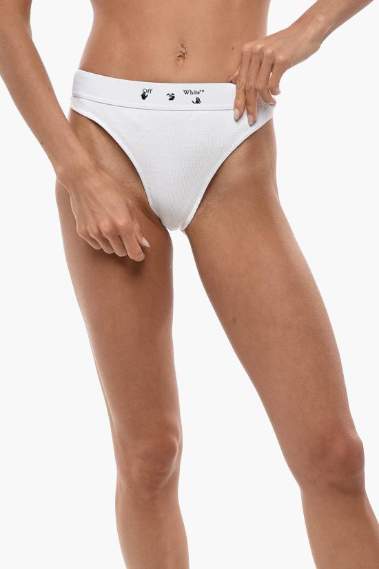  오프화이트 팬티 OWUA041C99FAB0010110 White