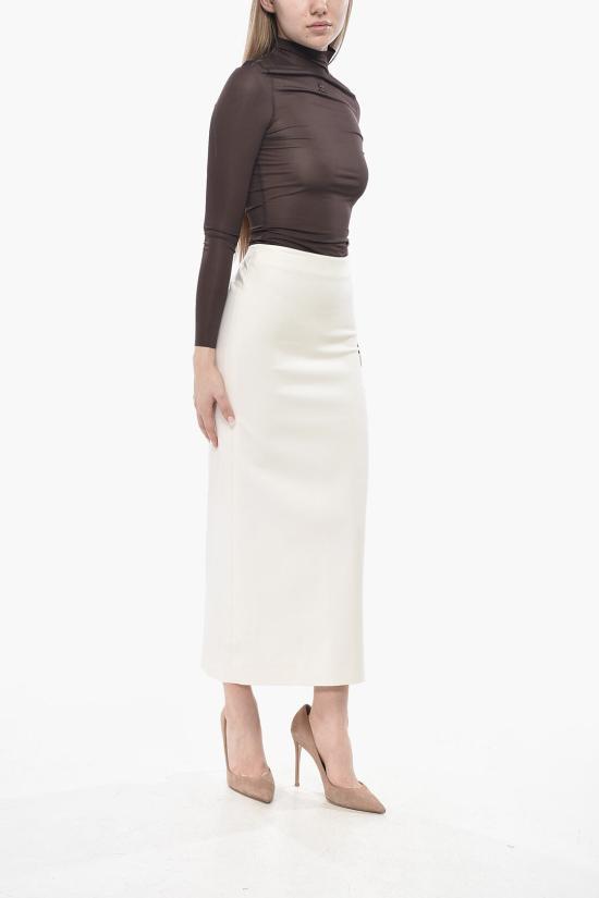  슈퍼 블론드 롱 스커트 SKIRT DZ PANNA White - SUPER BLOND