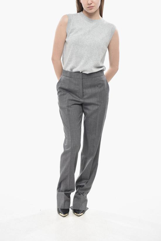  질샌더 스트레이트 팬츠 J02KA0286J40171 030 Gray - JIL SANDER