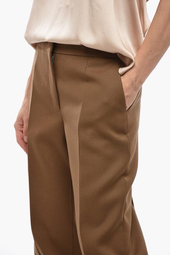  질샌더 스트레이트 팬츠 J02KA0274J40001 215 Brown - JIL SANDER
