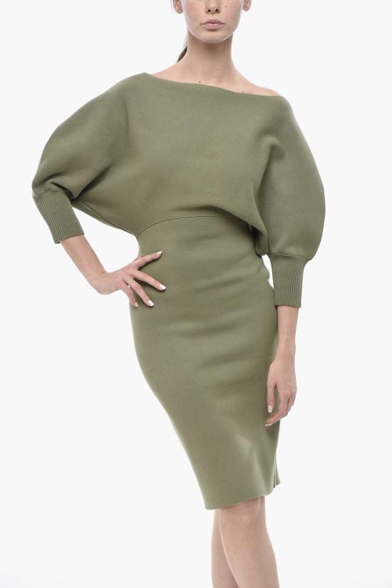  슈퍼 블론드 미디 스커트 24WNDKD600FU002 VERDE Military Green - SUPER BLOND