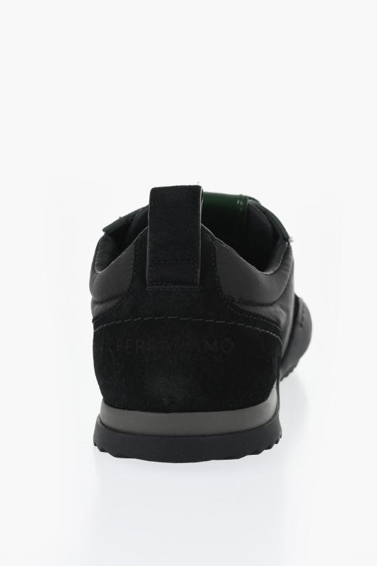  살바토레 페라가모 스니커즈 026533 DETROIT 1 773267 NERO FOREST GREEN Black - SALVATORE FERRAGAMO