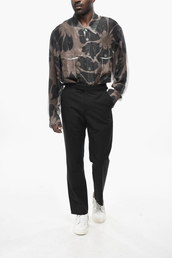  비비안웨스트우드 스트레이트 팬츠 2F01000R W00M2 LR N401 Black - VIVIENNE WESTWOOD