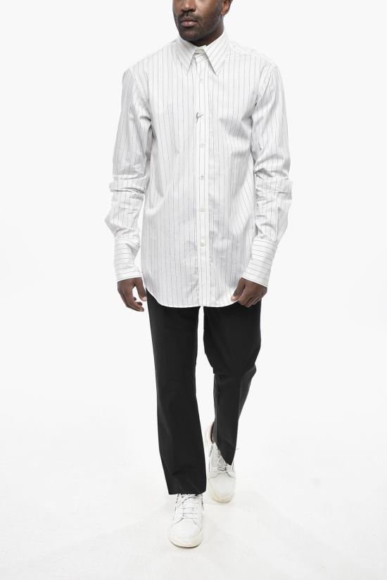  알렉산더 맥퀸 긴팔 셔츠 801344 QNAAY 9080 White - ALEXANDER MCQUEEN