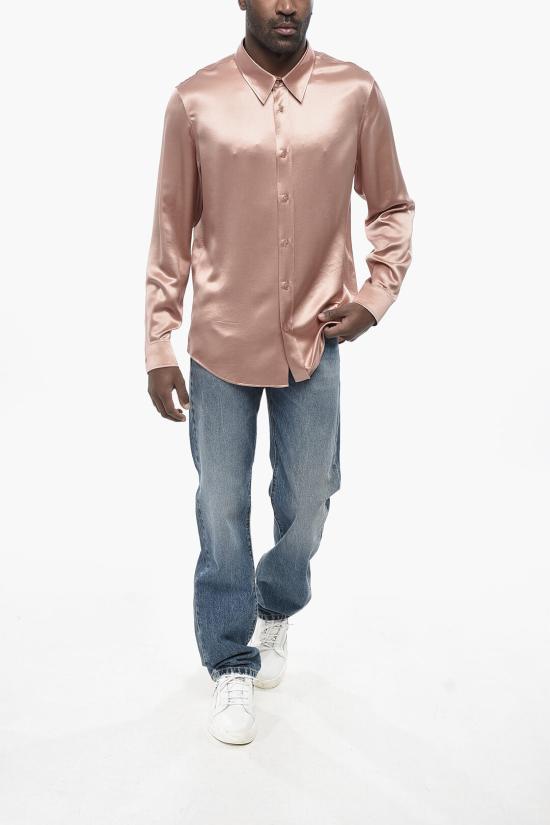  셀린느 긴팔 셔츠 2C813276L 24RP Pink - CELINE