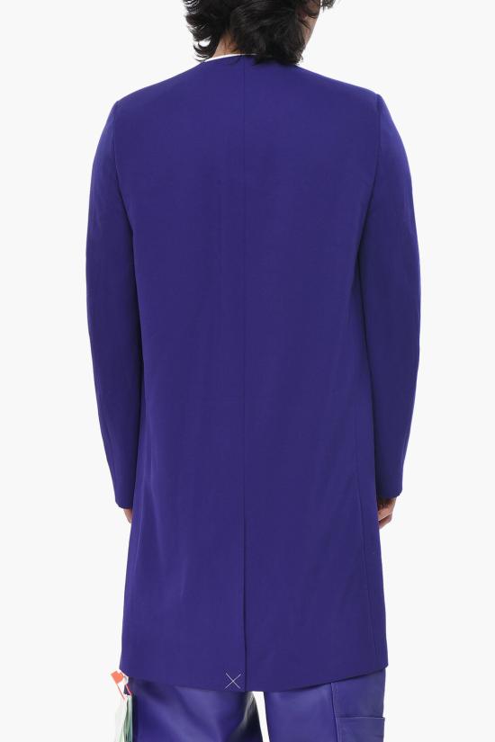  오프화이트 코트 OMER079S23FAB0013700 Violet - OFF WHITE