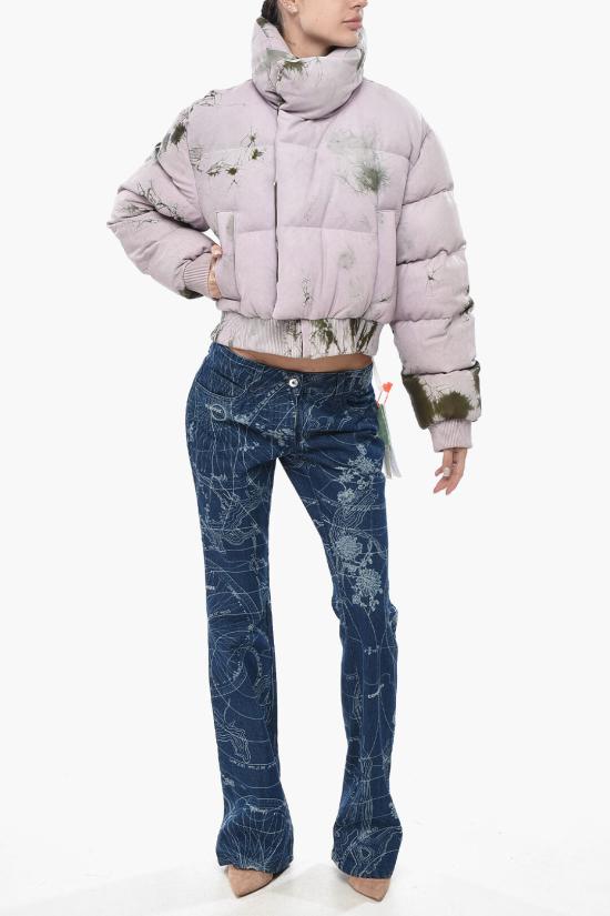  오프화이트 숏패딩 OWJA063F22LEA0025636 Pink - OFF WHITE