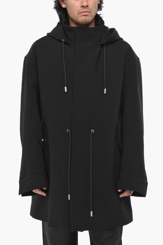  오프화이트 코트 OMEC029F23FAB0011010 Black