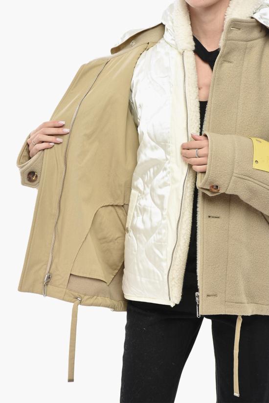  오프화이트 패딩 OWEC003F22FAB0016100 Beige - OFF WHITE