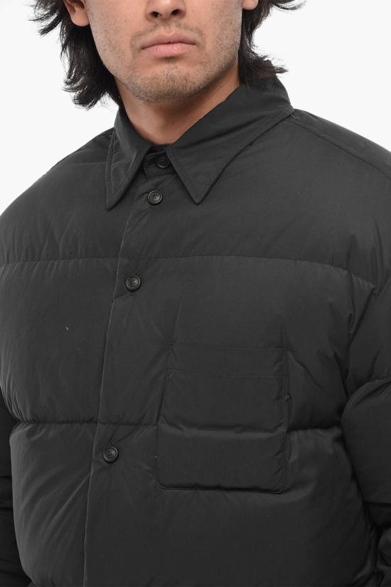  오프화이트 패딩 OMEJ001F23FAB0021010 Black - OFF WHITE