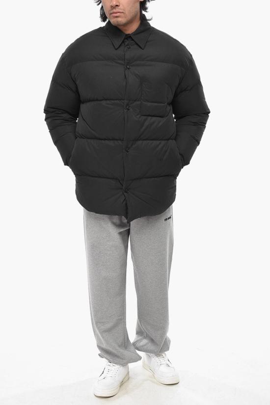  오프화이트 패딩 OMEJ001F23FAB0021010 Black - OFF WHITE