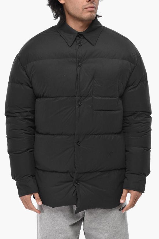  오프화이트 패딩 OMEJ001F23FAB0021010 Black