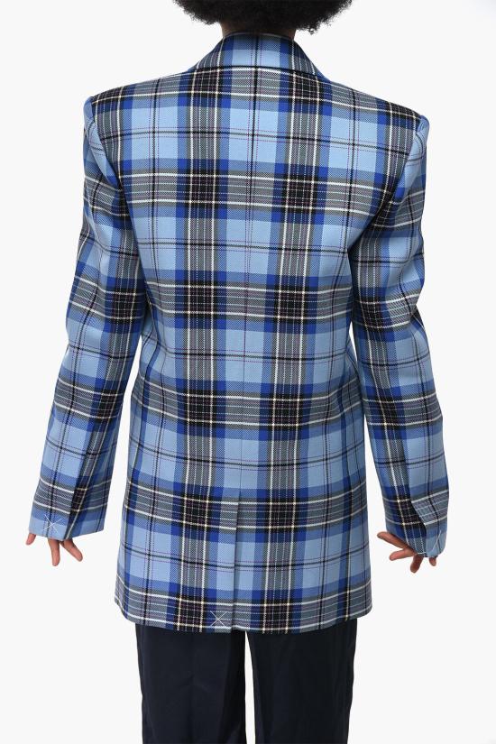  오프화이트 수트 자켓 OWEF094S23FAB0016910 Blue - OFF WHITE