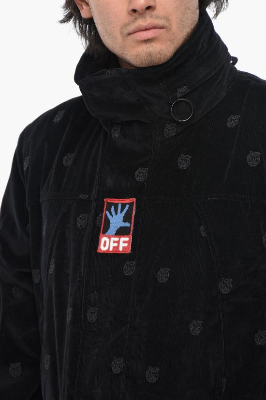 오프화이트 자켓 OMEC015S21FAB0011000 Black - OFF WHITE