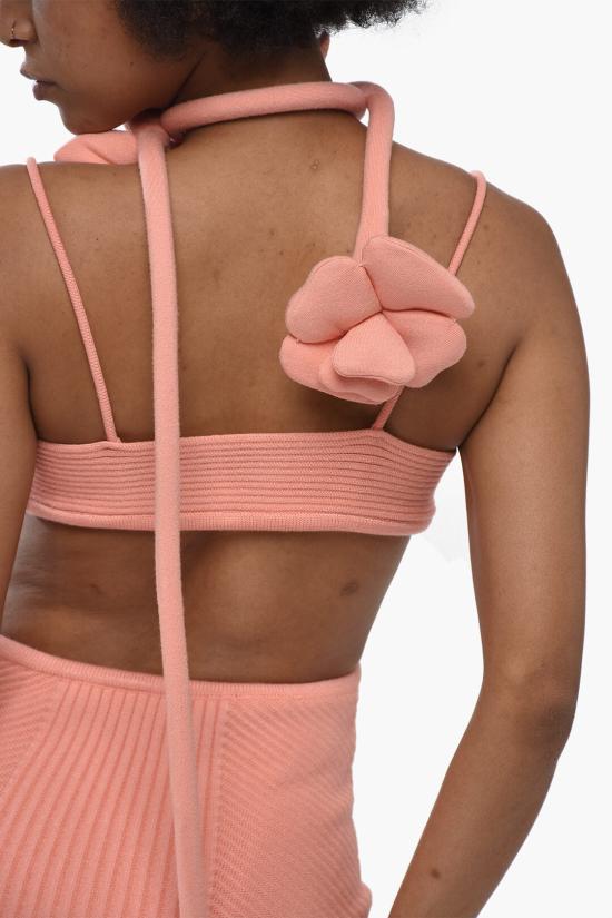  오프화이트 숏 원피스 OWHI070S23KNI0012100 Pink - OFF WHITE