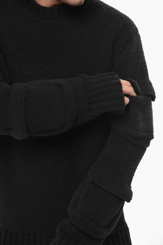  오프화이트 스웨터 OMHE168F23KNI0011000 Black - OFF WHITE