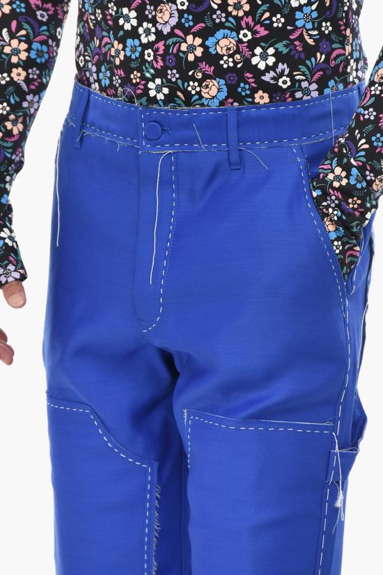  오프화이트 트레이닝/조거 팬츠 OMCA272S23FAB0016900 Blue - OFF WHITE