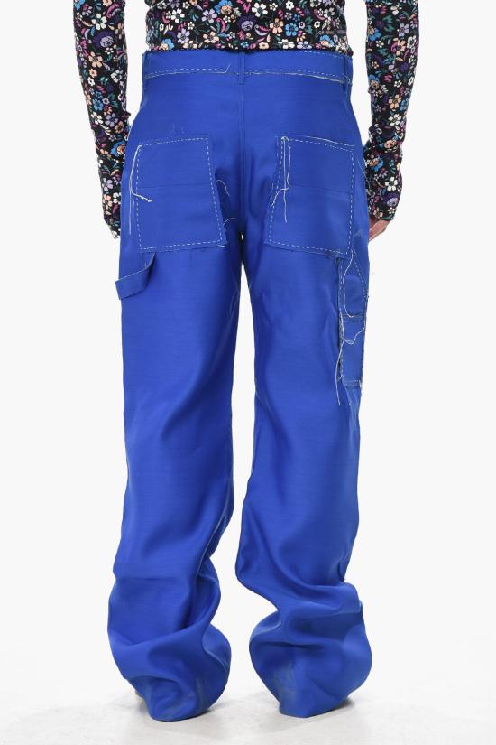  오프화이트 트레이닝/조거 팬츠 OMCA272S23FAB0016900 Blue - OFF WHITE