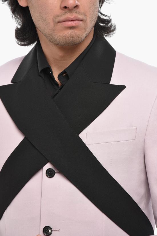  오프화이트 수트 자켓 OMEN076F24FAB0013010 Pink - OFF WHITE