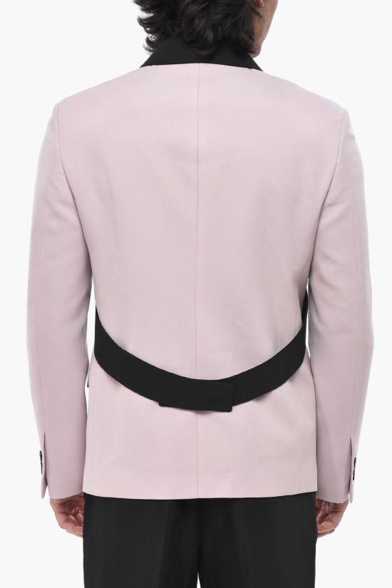  오프화이트 수트 자켓 OMEN076F24FAB0013010 Pink - OFF WHITE
