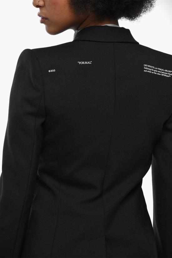  오프화이트 수트 자켓 OWEF061C99FAB0021001 Black - OFF WHITE