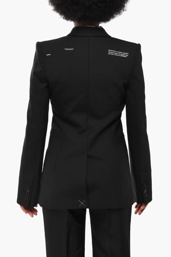  오프화이트 수트 자켓 OWEF061C99FAB0021001 Black - OFF WHITE