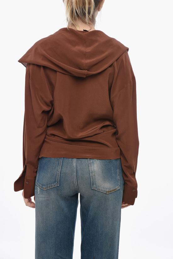  페타르 페트로브 블라우스 S25B12 REDISHBROW Brown - PETAR PETROV