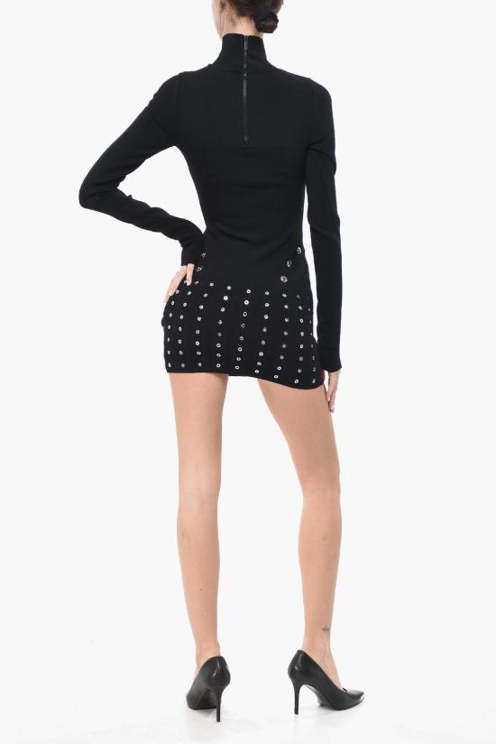  오프화이트 숏 원피스 OWHI108F23KNI0011000 Black - OFF WHITE