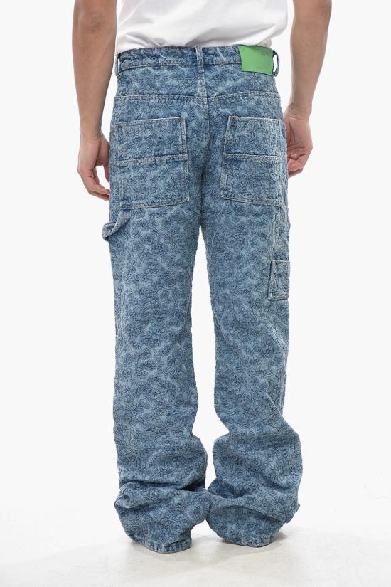  오프화이트 데님 팬츠 OMYA161S23DEN0044600 Blue - OFF WHITE