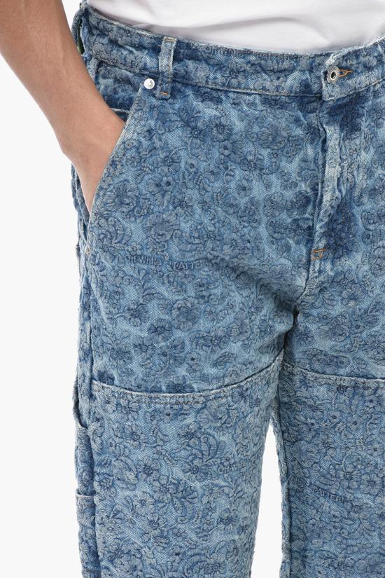  오프화이트 데님 팬츠 OMYA161S23DEN0044600 Blue - OFF WHITE