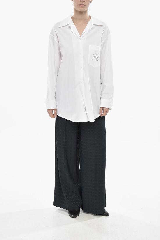  블루마린 블라우스 P522C335A N0100 White - BLUMARINE
