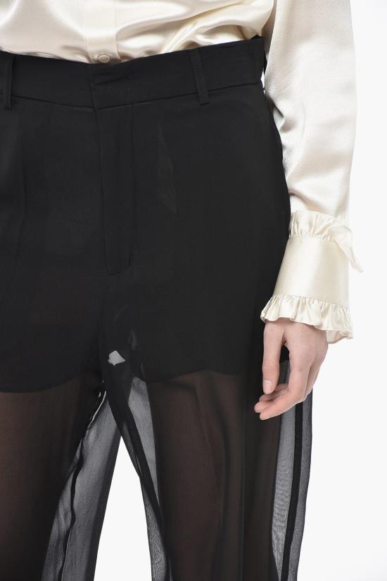  블루마린 스트레이트 팬츠 P522P164A N0990 Black - BLUMARINE