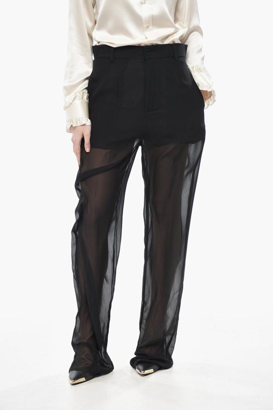 블루마린 스트레이트 팬츠 P522P164A N0990 Black