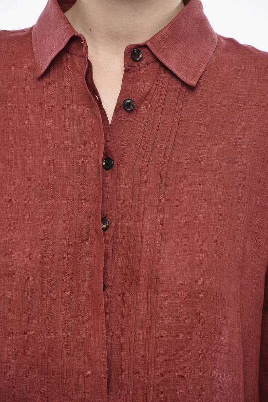  키톤 블라우스 D57462K0903E01000 BORDEAUX Red - KITON