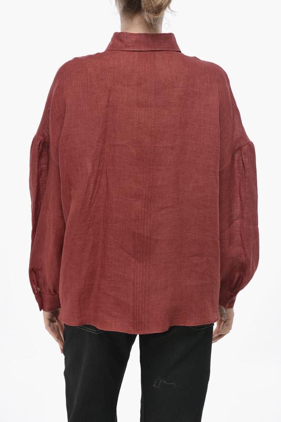  키톤 블라우스 D57462K0903E01000 BORDEAUX Red - KITON