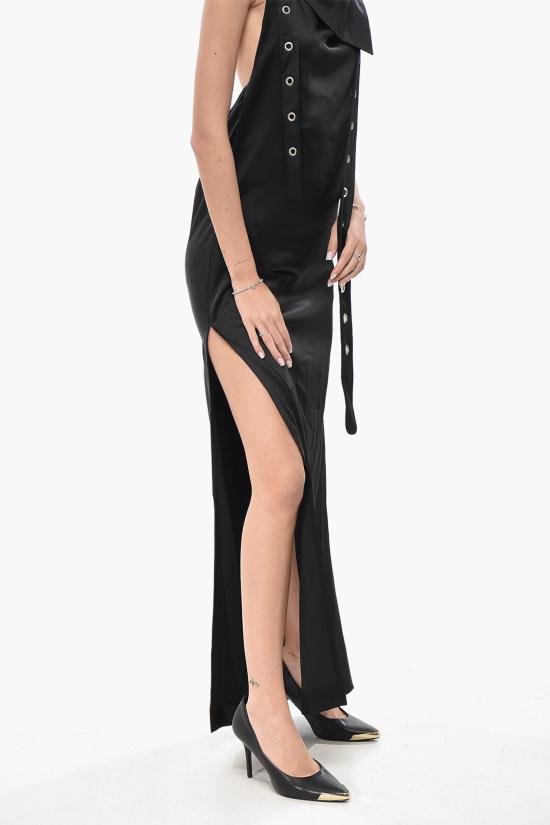  오프화이트 롱 원피스 OWDI005F23FAB0021000 Black - OFF WHITE