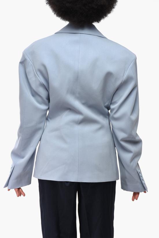  오프화이트 수트 자켓 OWEF118F23FAB0024040 Light blue - OFF WHITE