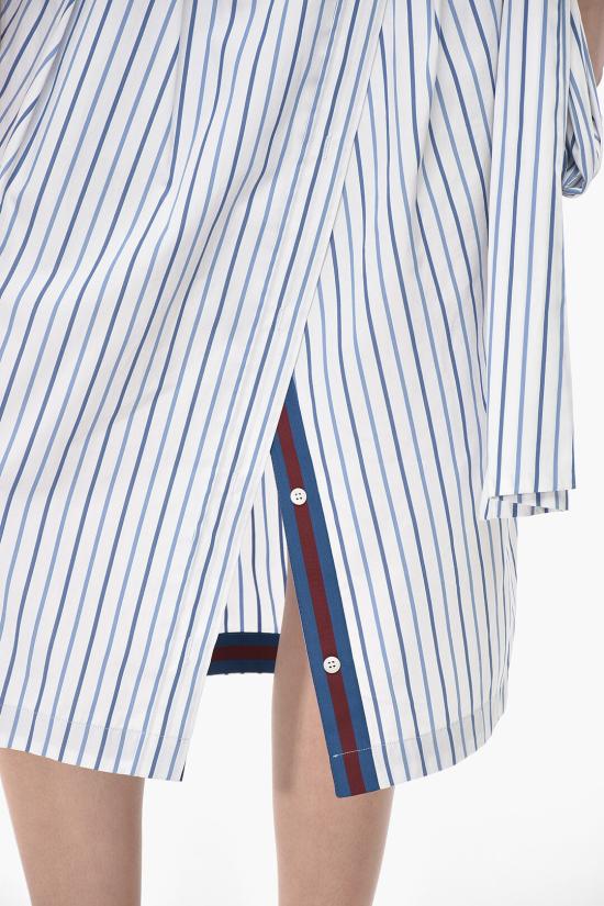  드리스 반 노튼 롱 스커트 0108268254 514 Light blue - DRIES VAN NOTEN