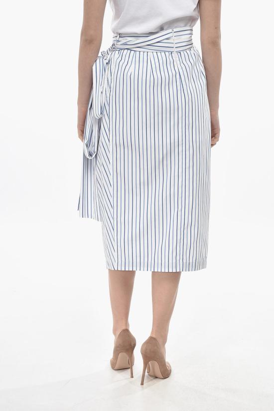  드리스 반 노튼 롱 스커트 0108268254 514 Light blue - DRIES VAN NOTEN