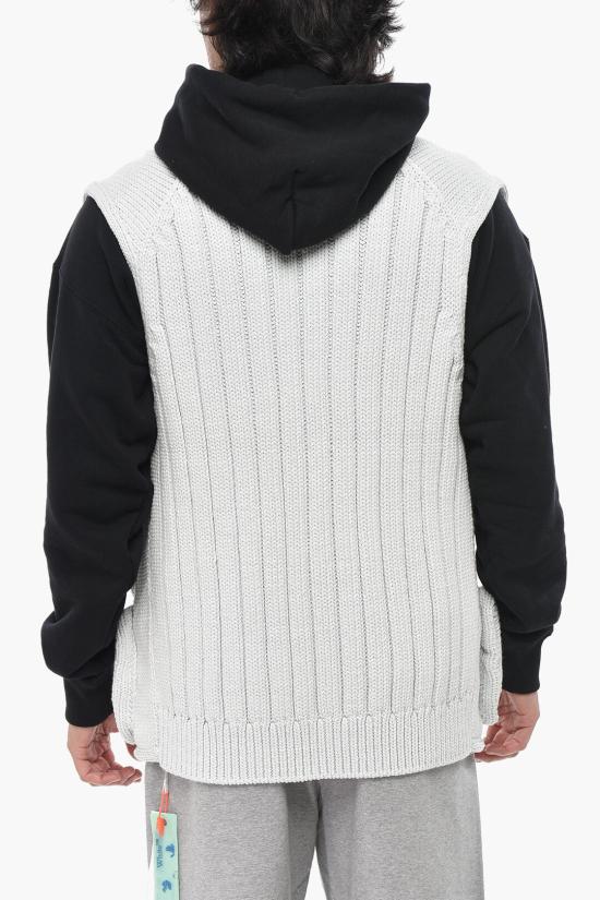  오프화이트 패딩 조끼 OMHZ005S23KNI0014100 White