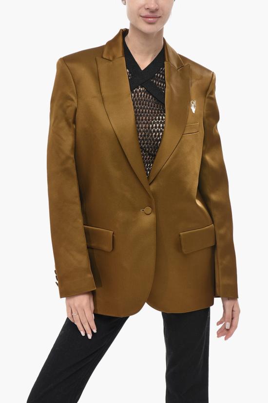  오프화이트 수트 자켓 OWEF032E20FAB0036301 Military Green