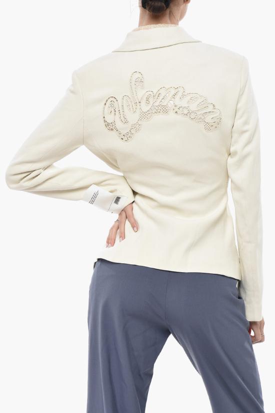  오프화이트 수트 자켓 OWEF028S19D950740201 White - OFF WHITE