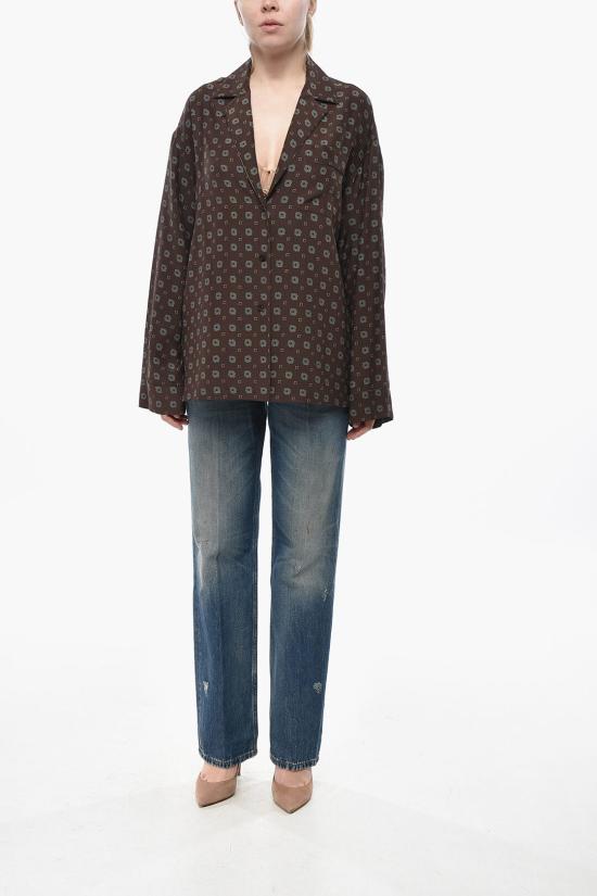  모스키노 셔츠 A02055455 1102 Brown - MOSCHINO