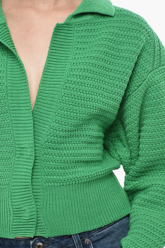  아트 에쎄이 가디건 ANV5500CO 276 Green - ART ESSAY