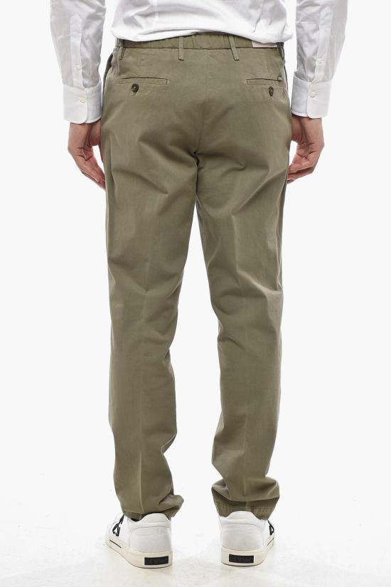  꼬르넬리아니 치노 팬츠 914ED6 3120190 052 Military Green - CORNELIANI