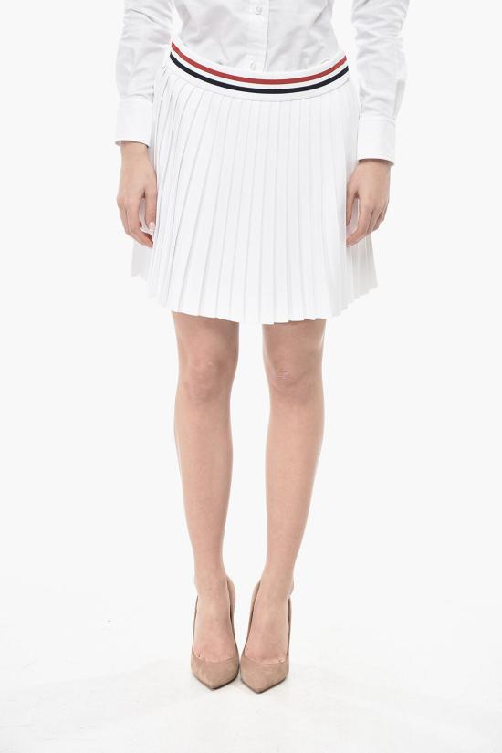  톰브라운 숏 스커트 FKK139AY5502 100 White