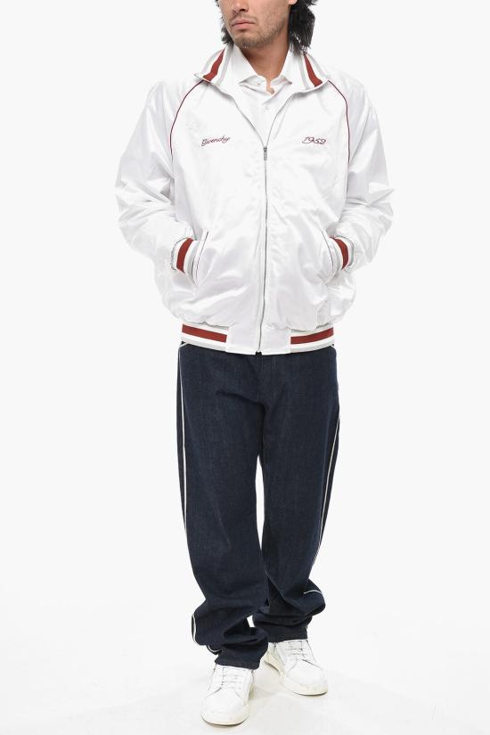  지방시 봄버 자켓 BM016M15EH 100 White - GIVENCHY