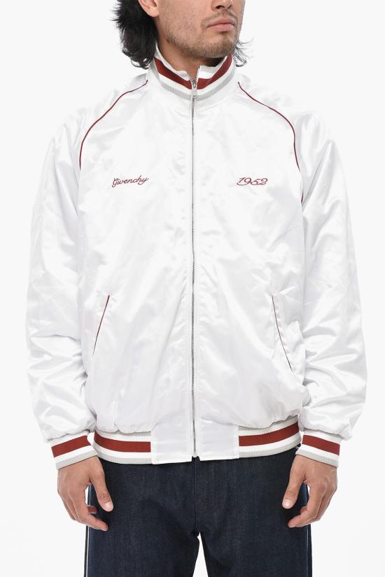  지방시 봄버 자켓 BM016M15EH 100 White