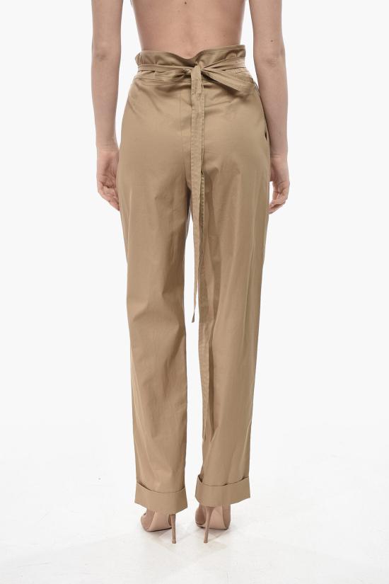 생로랑 스트레이트 팬츠 817341YZ9BB2706 Beige - SAINT LAURENT